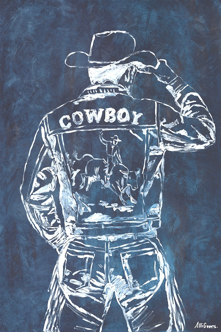 Just another sketchy cowboy - PRINT