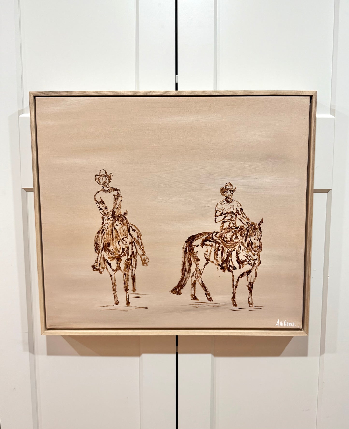 Post in the saddle