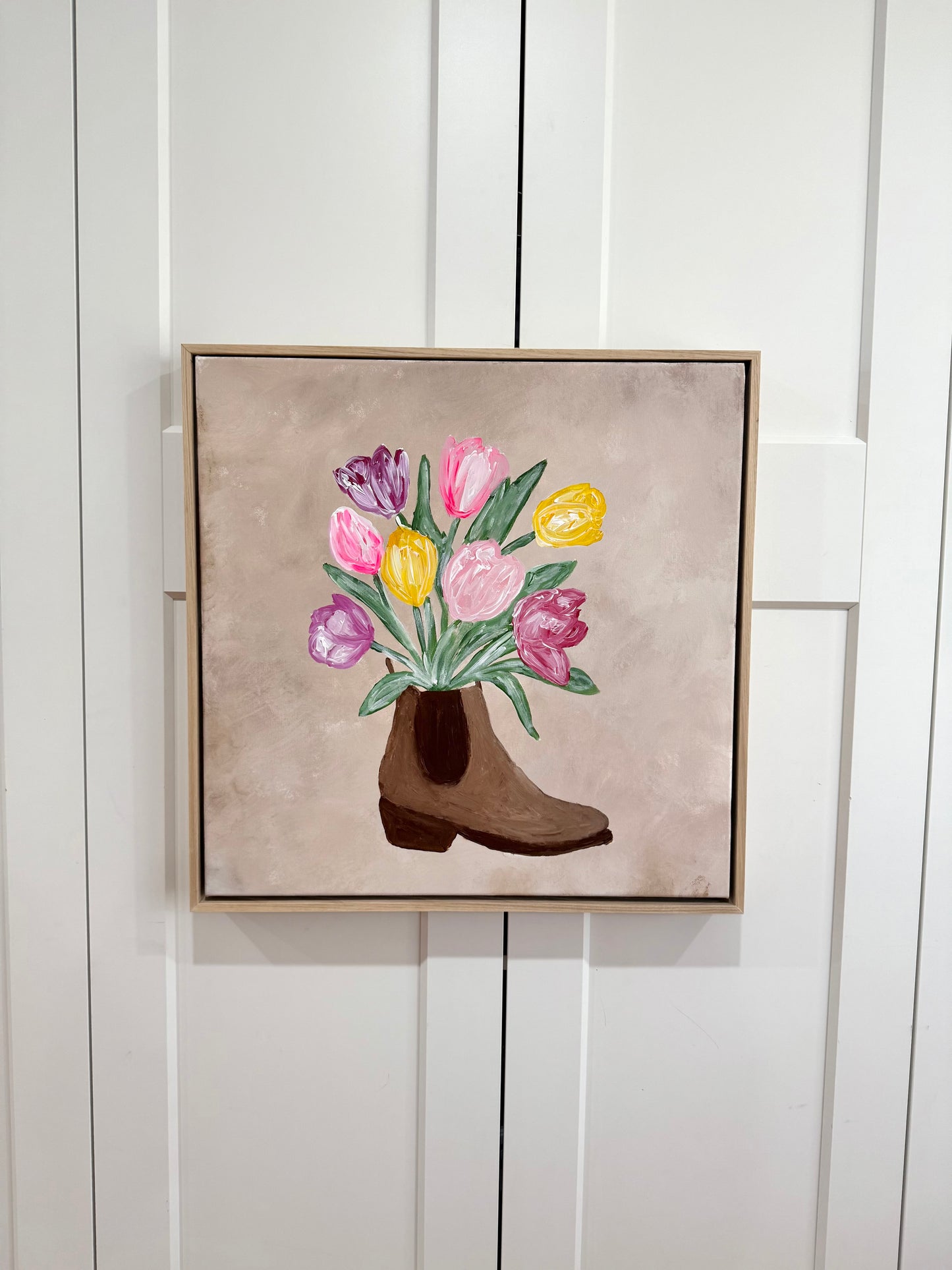Boot scootin’ tulips