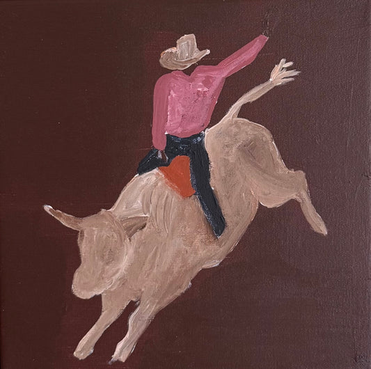Cowboy in a pink shirt 4