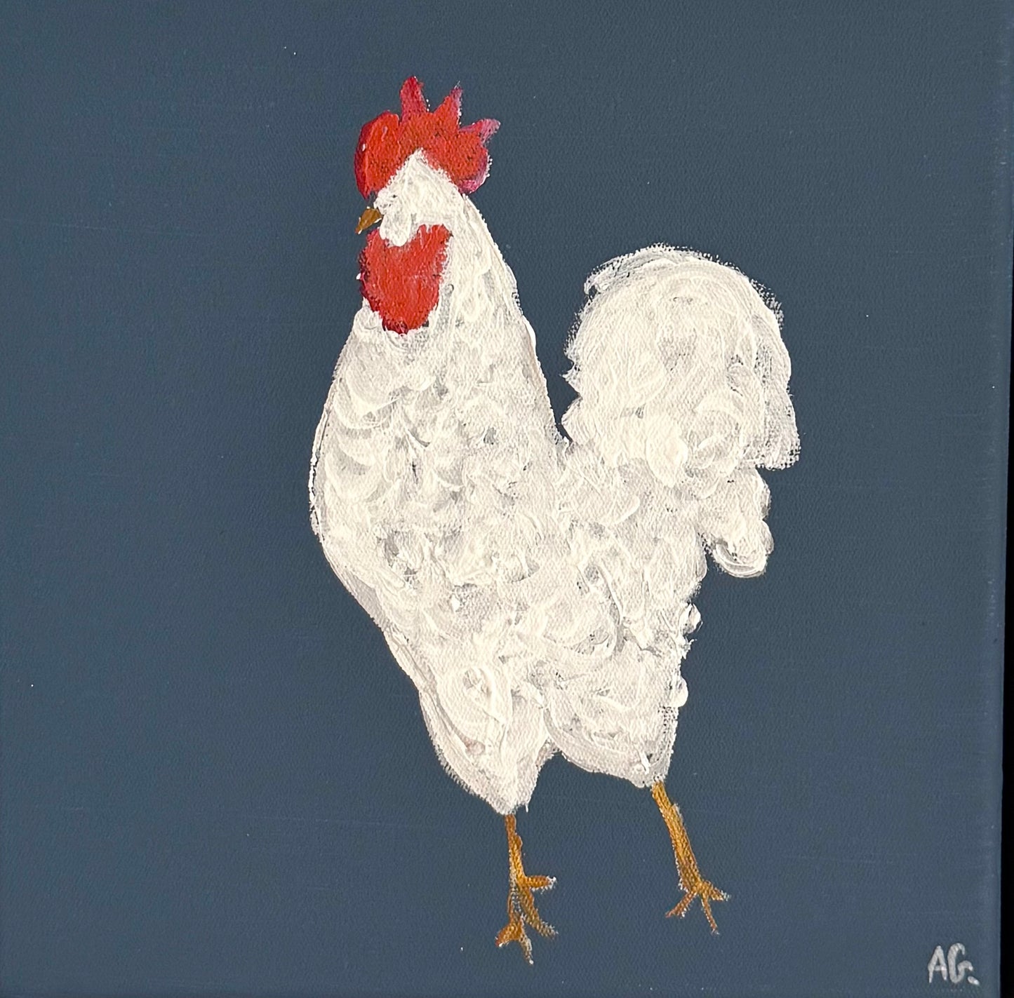 Blue rooster