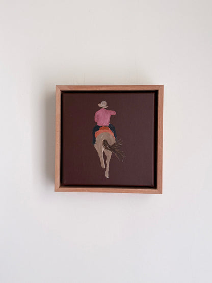 Cowboy in a pink shirt 1