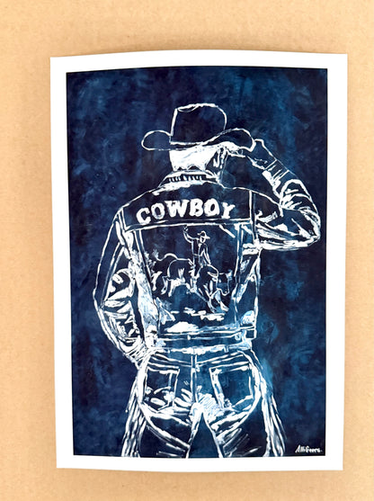 Just another sketchy cowboy - PRINT
