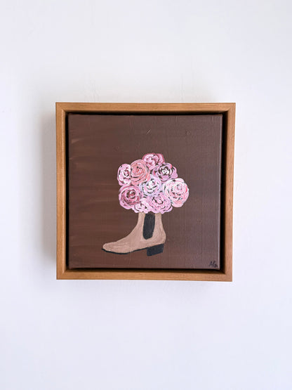 Boot and roses