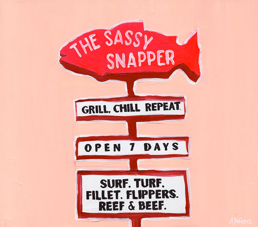 The Sassy Snapper - PRINT
