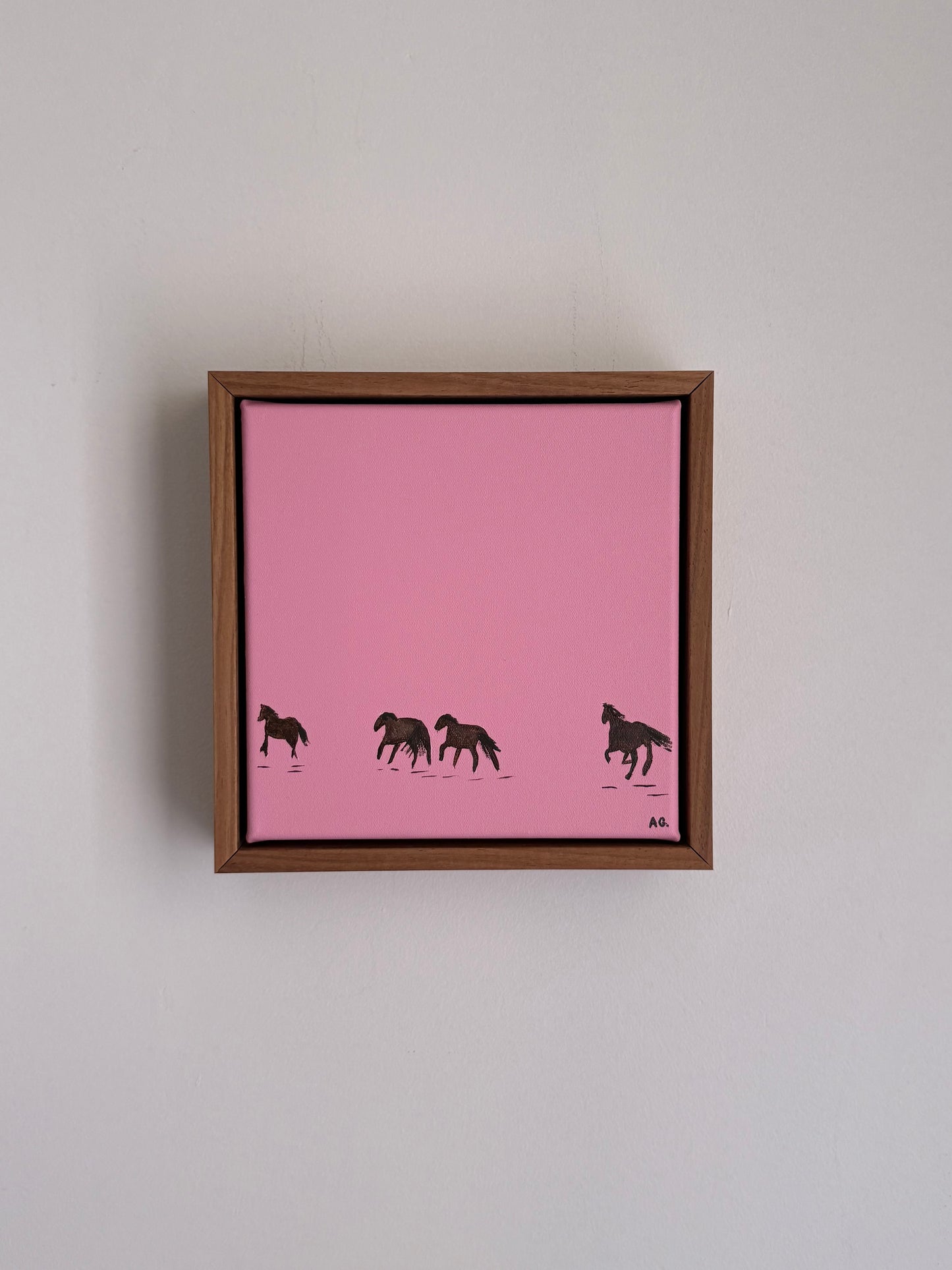 Pink horses