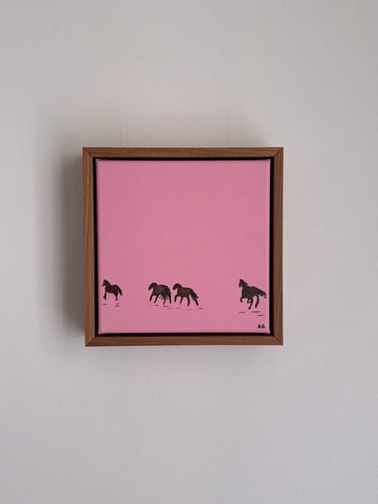 Pink horses