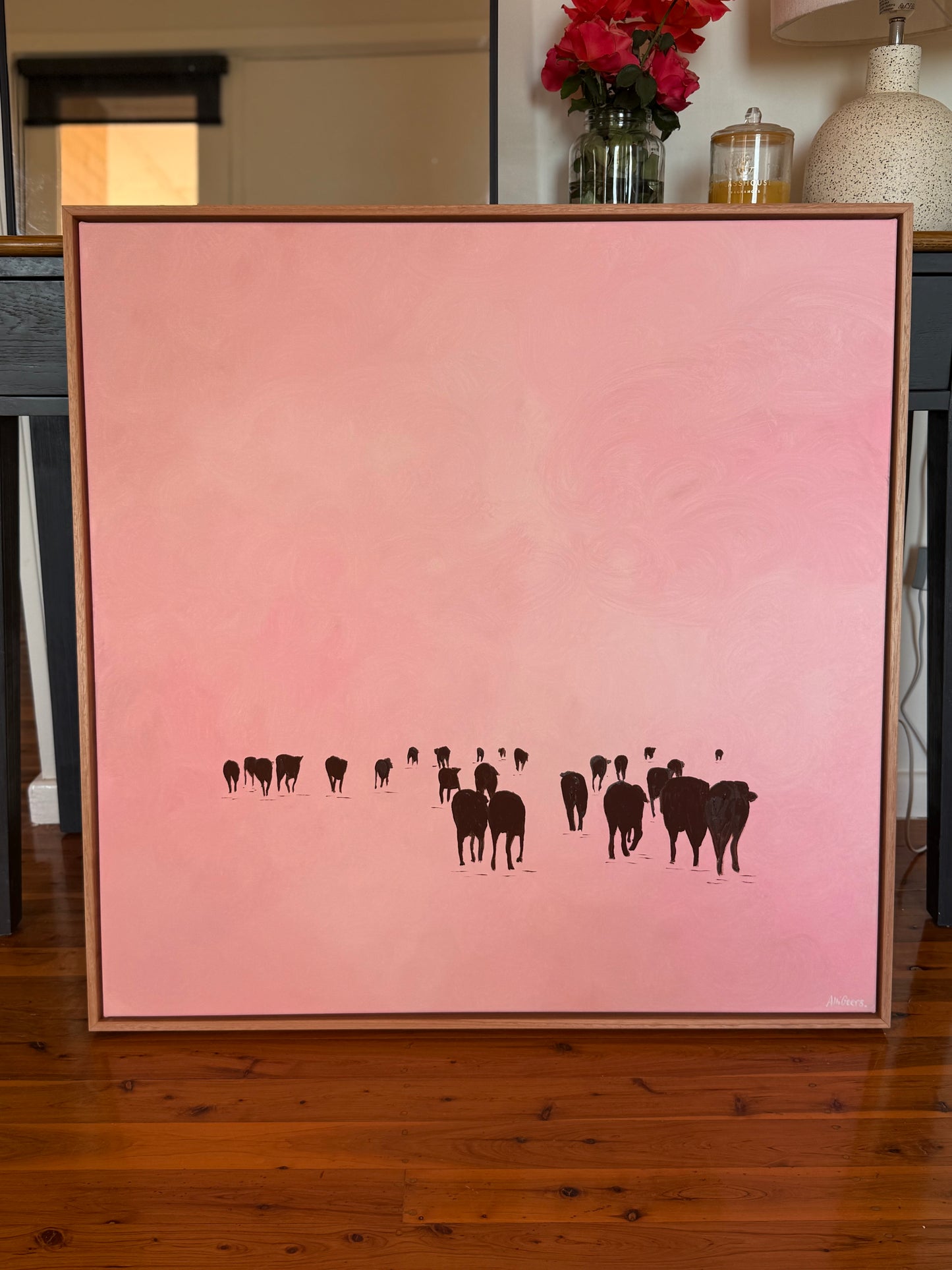 No bull, just blush