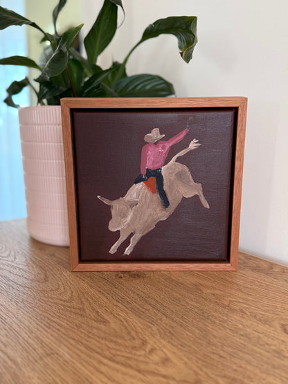 Cowboy in a pink shirt 4