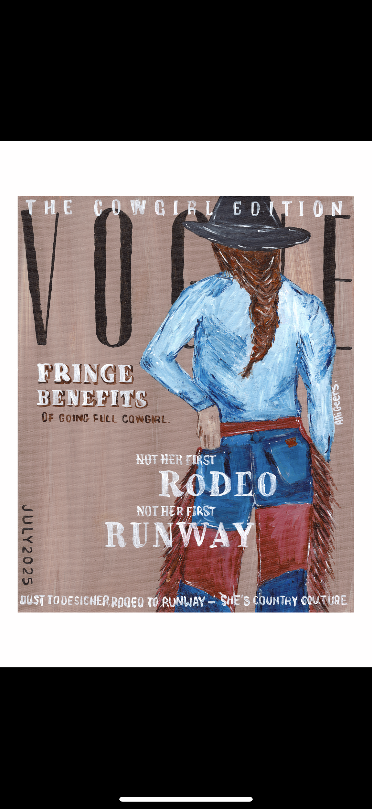 Cover Cowgirl PRINT