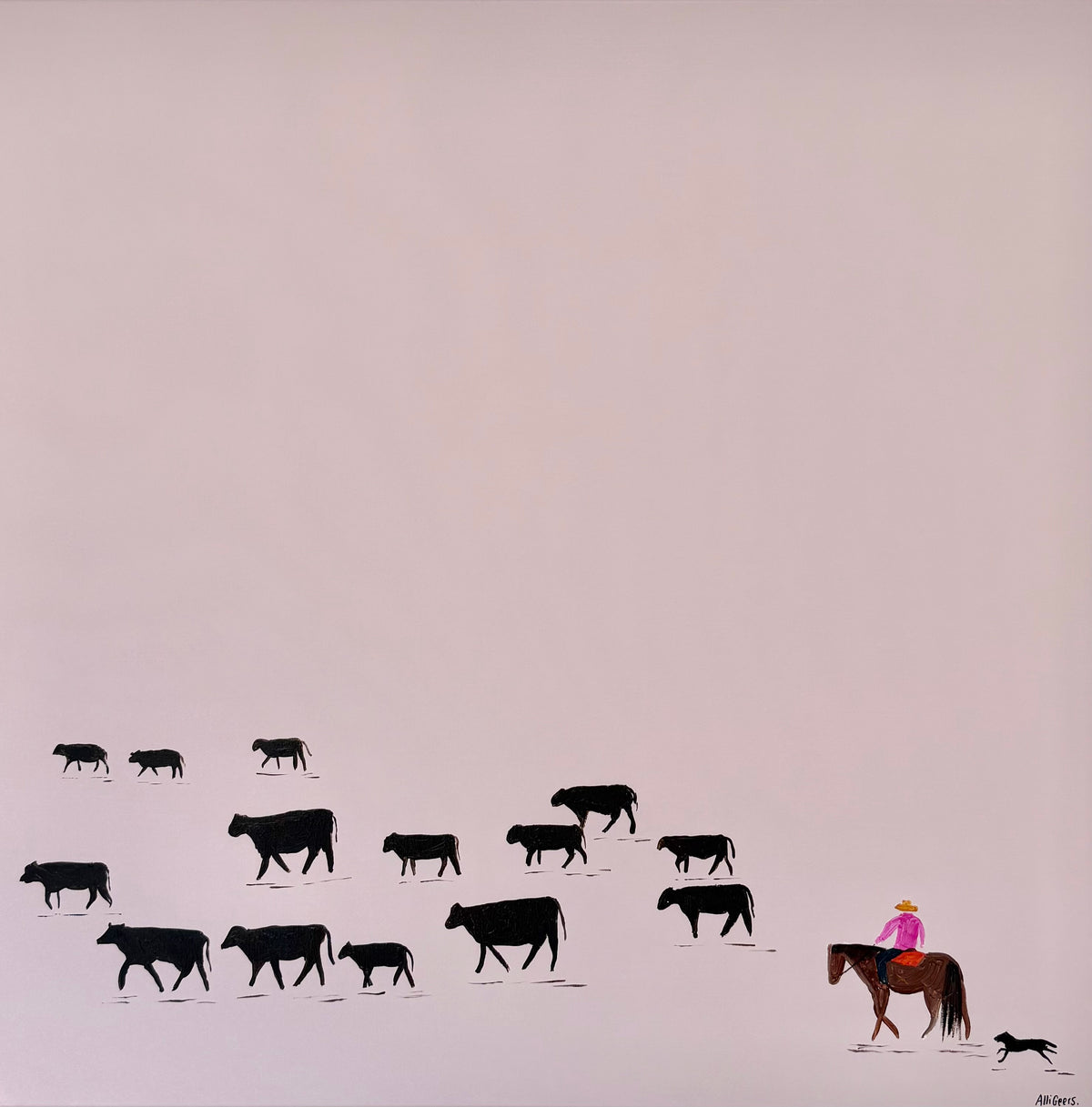 Herd around town