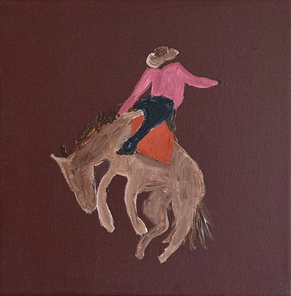 Cowboy in a pink shirt 2