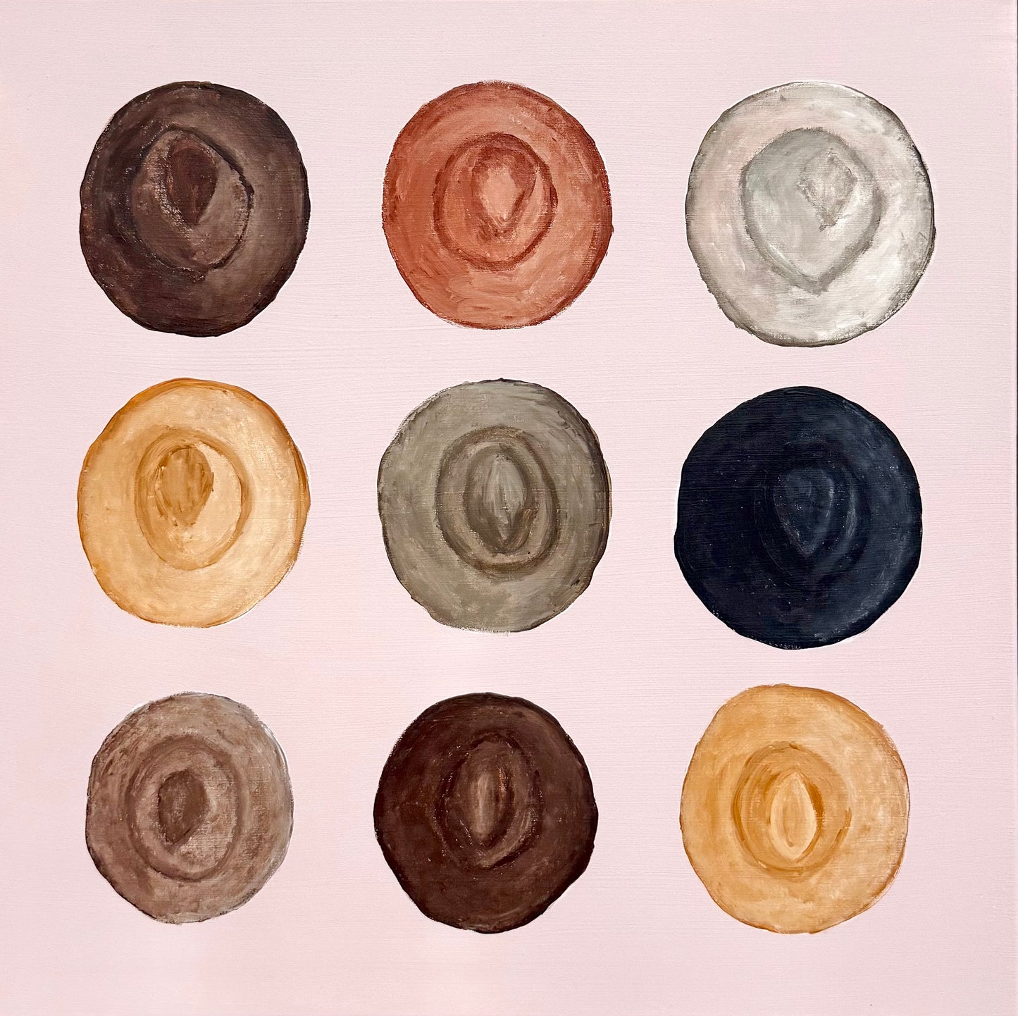 Nine hats, no cattle.