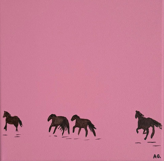 Pink horses