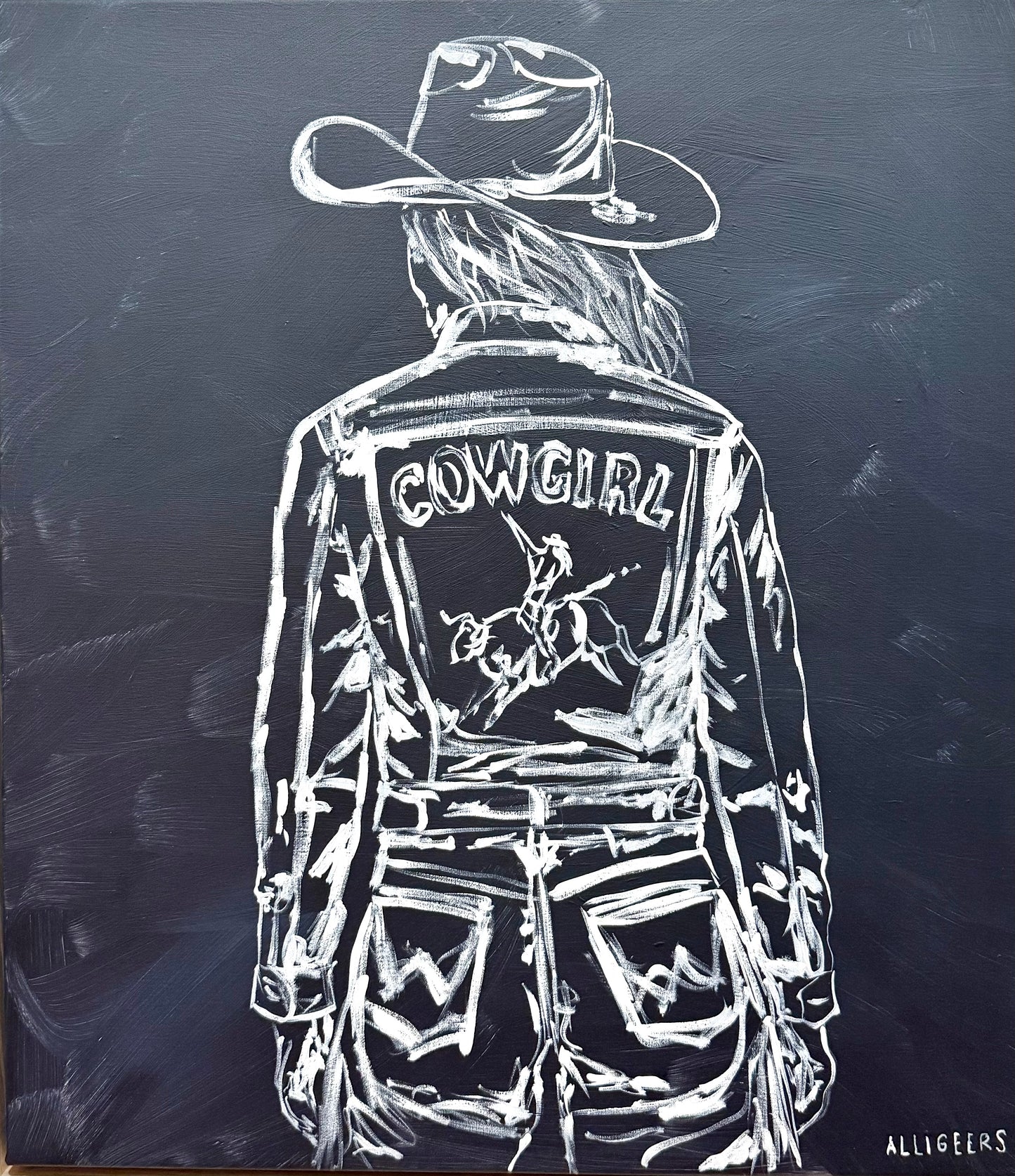 One sketchy cowgirl