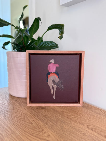 Cowboy in a pink shirt 1