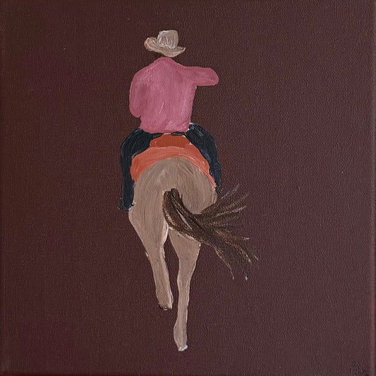 Cowboy in a pink shirt 1
