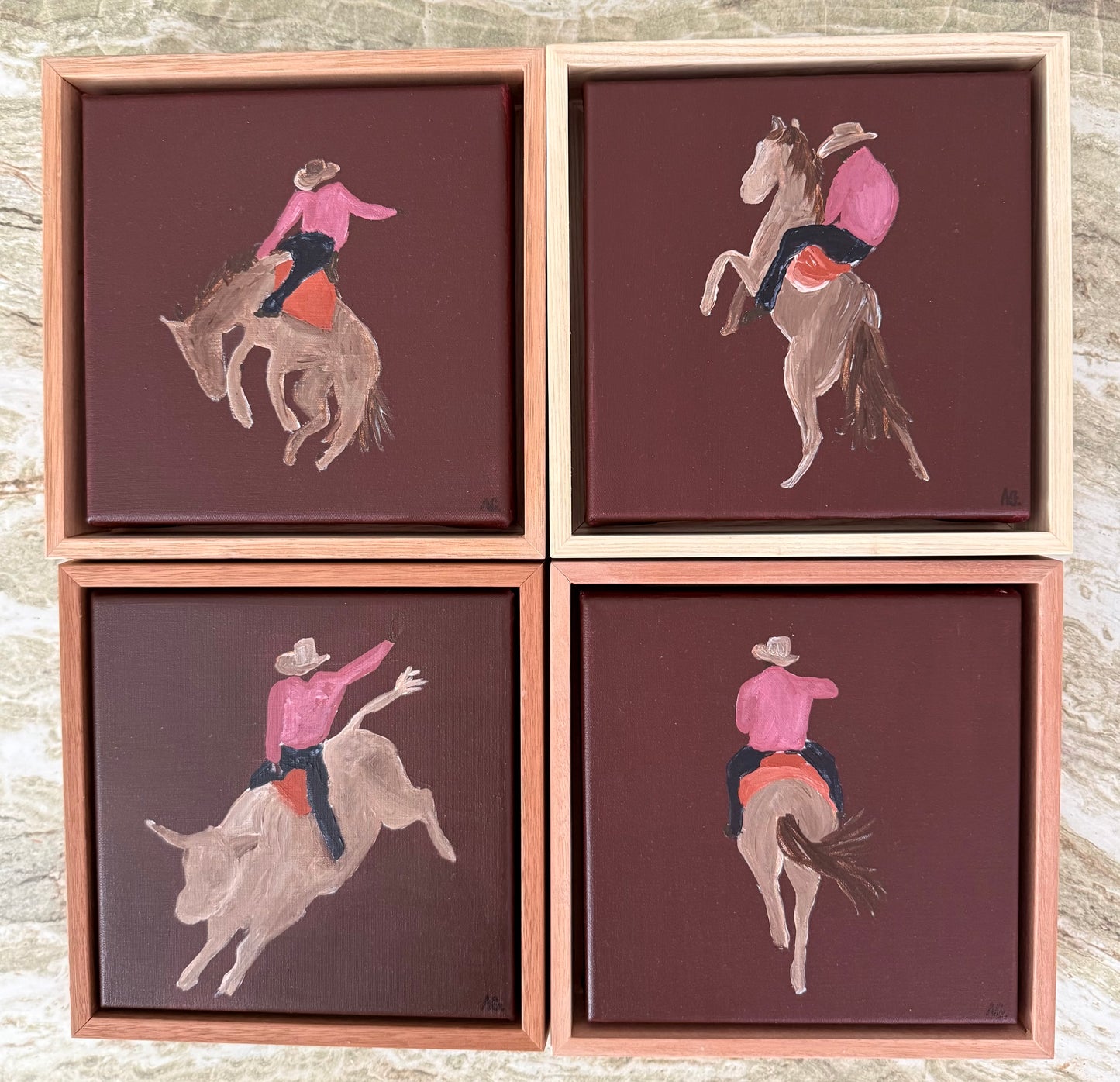 Cowboy in a pink shirt 2