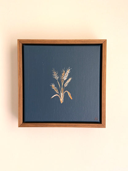 Blue wheat stalk