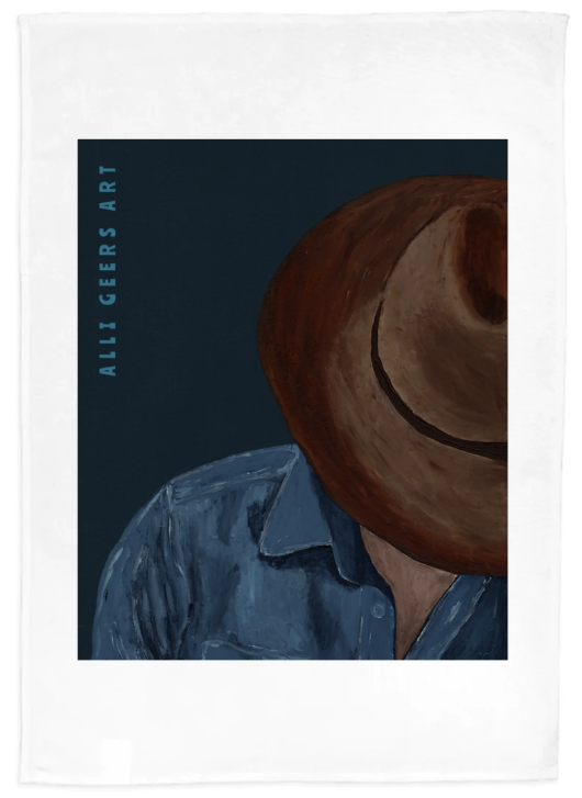 Keep your hat on TEA TOWEL